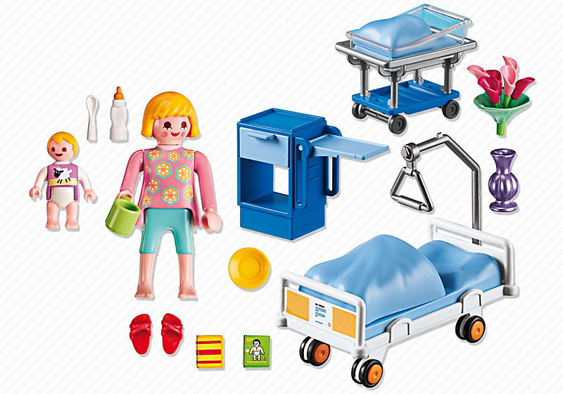 Игровой набор из серии Детская клиника - Комната матери и ребенка  